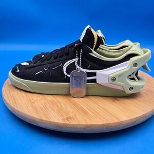 Nike x Acronym Blazer Low Black Olive Aura DO9373-001 Men's Size 5.5 / Women's 7